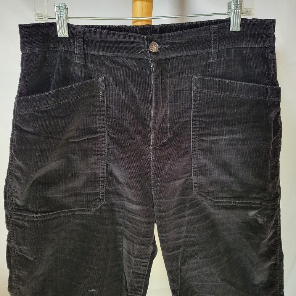 Joe Fresh Women's Black Corduroy Pants Size 10 - Picture 2 of 7